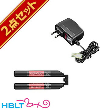 東京マルイ ニッケル水素 8.4V SOPMOD バッテリー 1300mAh ＋ NEW 充電器 セット
