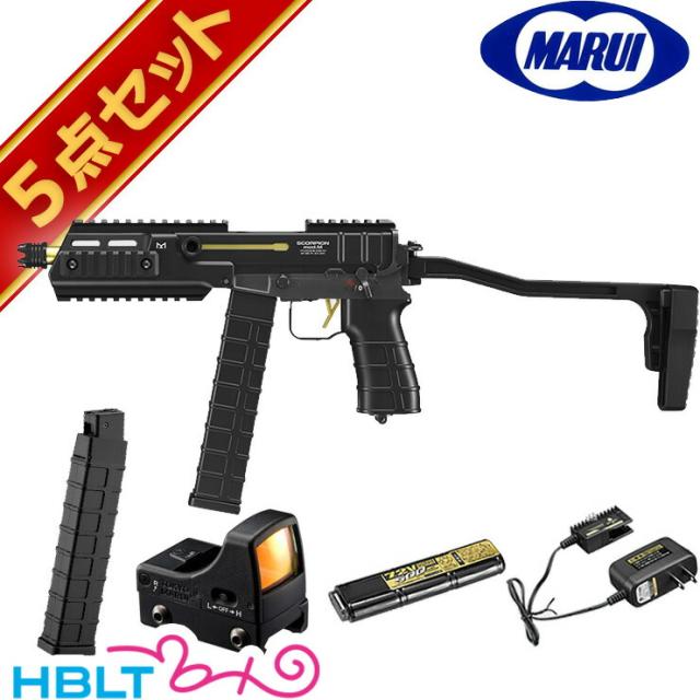 東京マルイ フルセット スコーピオン MOD.M 電動コンパクトマシンガン サバゲー 銃 セット