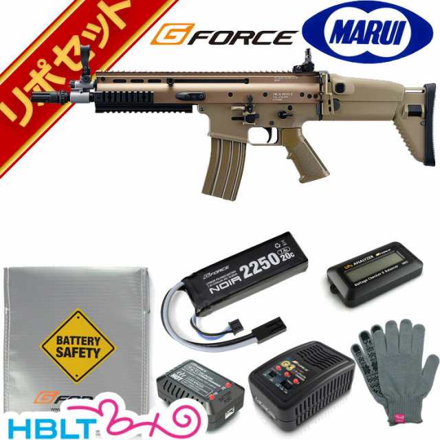 東京マルイ SCAR-L CQC FDE 次世代電動ガン G-FORCE リポバッテリー フルセットの通販は