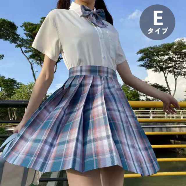 ミニスカート【値下げ】predichant 制服　スカート　水色　高校　レディース