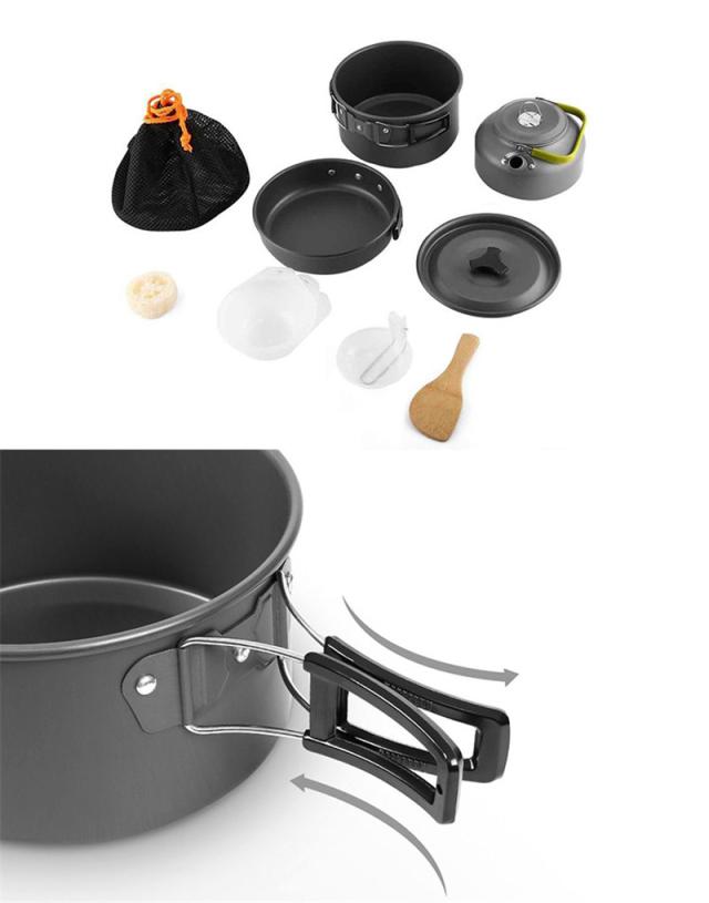 クッカーセット キャンプクッカー ケトル キャンプ鍋セット