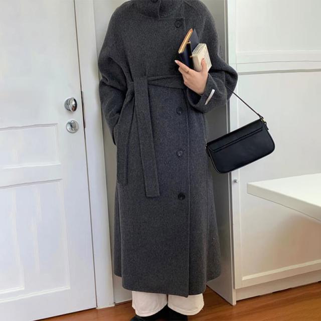 楽天市場】チェスターコート レディース ロングコート 冬 ベルト付き