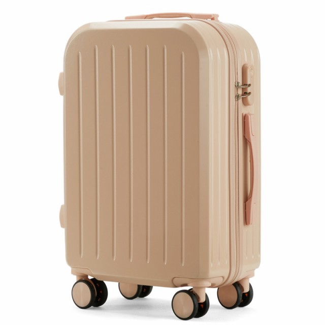 チョコレート色 スーツケース mサイズ キャリーバッグ キャリーケース 短途旅行