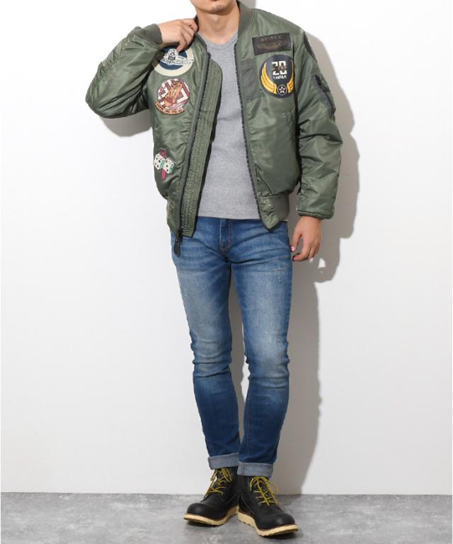 新作 AVIREX アビレックス MA-1 COMMERCIAL TOP GUN エムエーワン