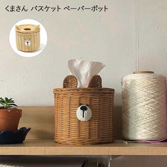 ティッシュ 販売済み カバー くま