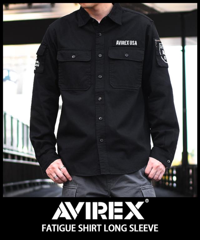 新作 AVIREX アヴィレックス ベーシック ファティーグシャツ 長袖 メンズ トップス アウター ジャケット カジュアルシャツ ミリタリー シャツ 秋冬 おしゃれ シンプル かっこいい ブランド 大人 定番 上着_6