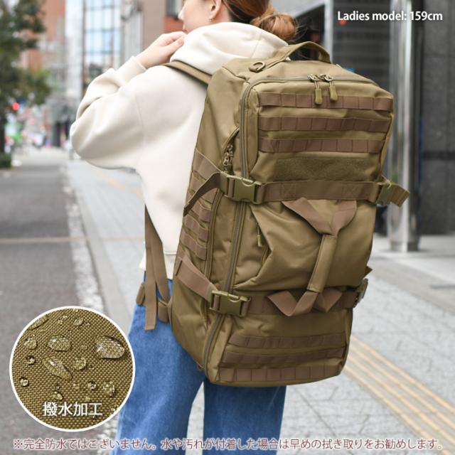 新作 ガバッと開く！ 多機能＆大容量 3way バックパック 60L メンズ