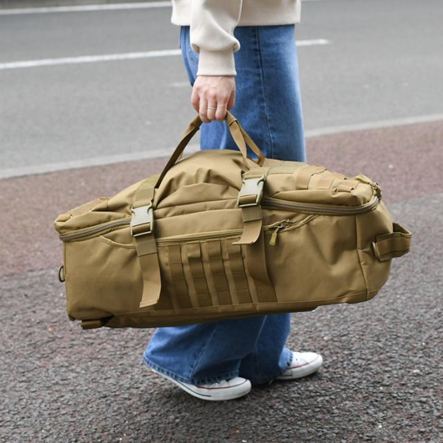 新作 ガバッと開く！ 多機能＆大容量 3way バックパック 60L メンズ