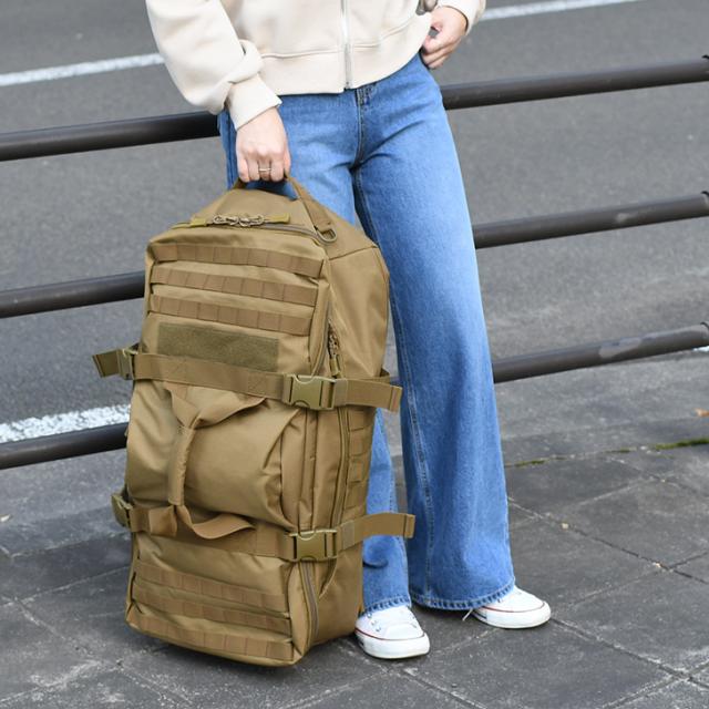 新作 ガバッと開く！ 多機能＆大容量 3way バックパック 60L メンズ