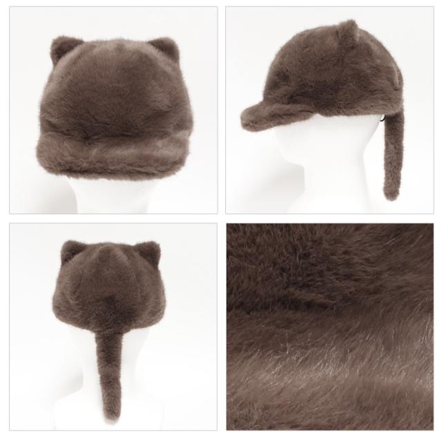 ★新品 限定◆猫の耳◆毛皮の宝石ミンクだ人気のキャップ 毛皮ファー ☆新品 限定◇猫の耳◇毛皮の宝石ミンクだ人気のキャップ 毛皮ファー