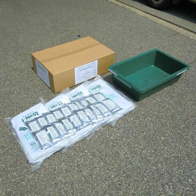 新作 専用水槽付き 水でふくらむ！土No袋 (20枚入り) 土のう袋 水で膨らむ 防水 土嚢 水のう 防災 非常用 災害 緊急 止水 水害 水没 浸水 防止 対策 自宅 雨 大雨 豪雨 台風 梅雨_2