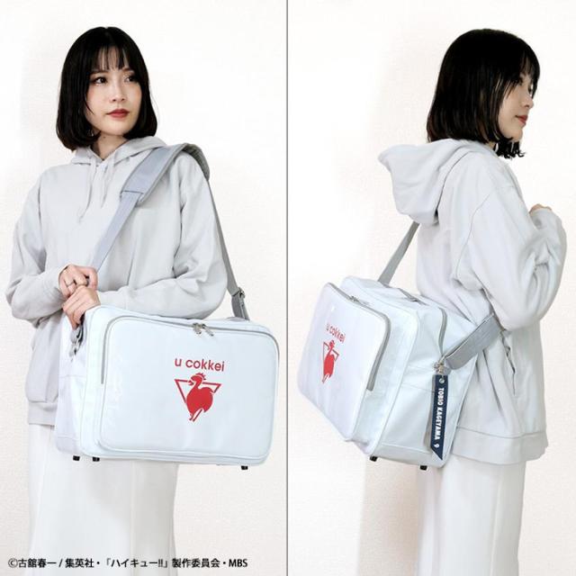 新作 ハイキュー!! 影山飛雄モデル オリジナルスポーツバッグ スポーツバッグ レディース メンズ エナメル シューズ収納 大容量 影山飛雄 グッズ 烏野高校 バレーボール アニメ キャラクター 推し活 スポーツ_7