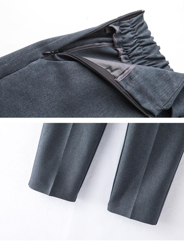 スーツセット レディース パンツ スーツ 黒 セットアップ フォーマル ママ 服 洗える ビジネススーツ 通勤 ゆったり おしゃれ 入学式 卒業式 面接_15