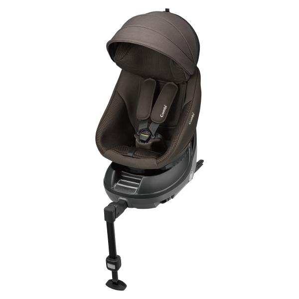 チャイルドシート combi コンビ クルムーヴ コンパクト R129 エッグショック JS ブラウン（BR）_1