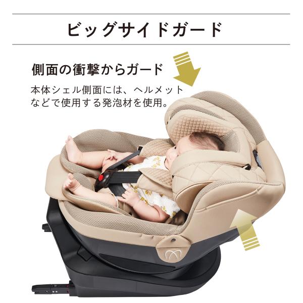 チャイルドシート カーメイト エールベベ ISOFIX対応 クルットR ザ・ファースト2 AILEBEBE CARMATE トリプル保証_10