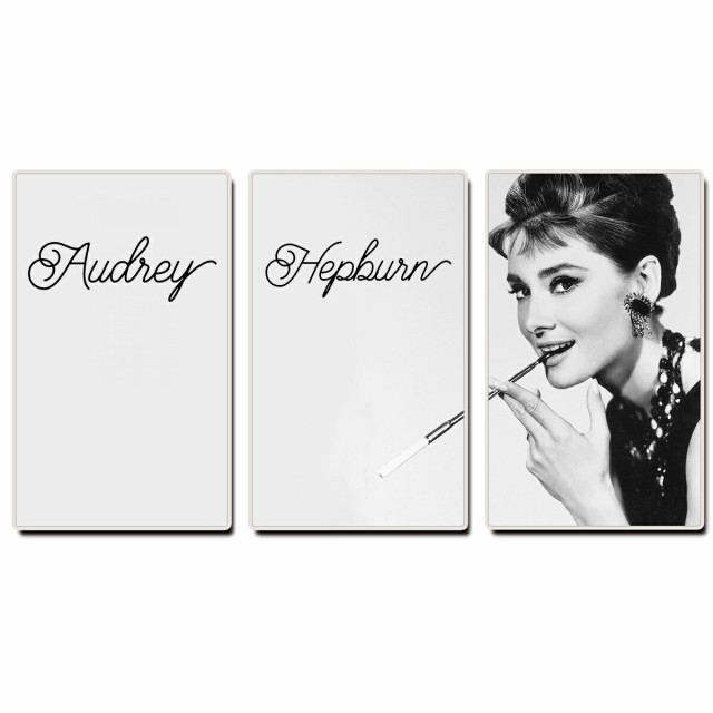 最大73 Offクーポン アート キャンバス パネル ファブリック インテリア オードリー ヘップバーン Audrey Hepburn 45 27cm 3枚セット Supplystudies Com