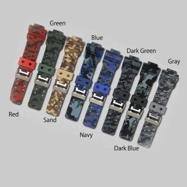 カシオg-shock 腕時計 互換代用ラバーベルト 16mm GLS/GD/GA-100 カシオg-shock 腕時計 互換代用ラバーベルト 16mm GLS/GD/GA-100