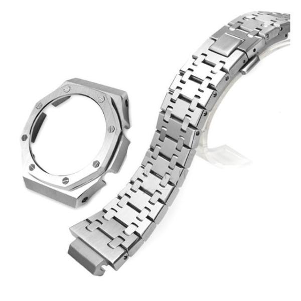 GA-2100 2110用 社外互換品 ステンレス APスタイル  バンド ケースセット 2ndの通販は