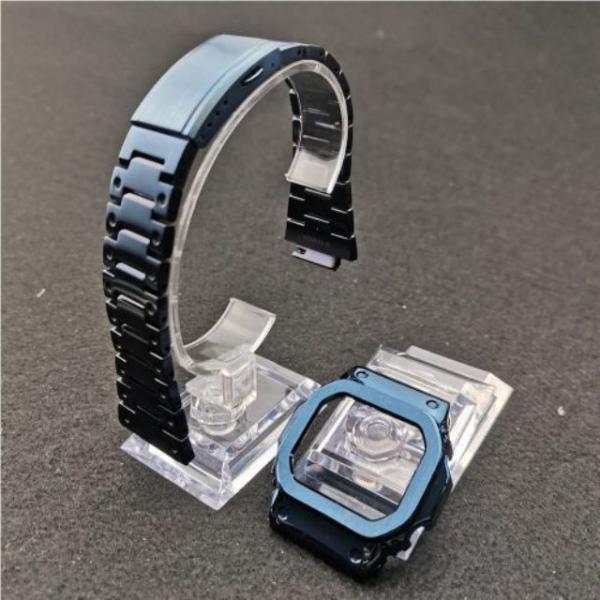 G-SHOCKカスタム用 互換汎用品 ステンレス ケースベルトセット
