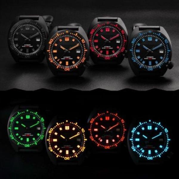 サンマーティン San martin ダイバーズ ウォッチ Black Warrior 6105 