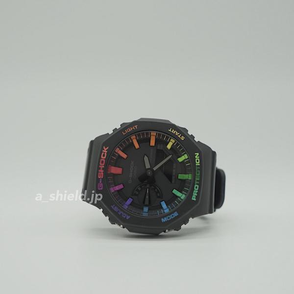 G-shock Ga2100 カシオーク カスタマイズ カラフル レインボー G-shock Ga2100 カシオーク カスタマイズ カラフル レインボー