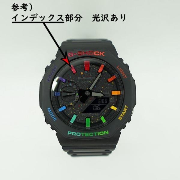 G-shock Ga2100 カシオーク　カスタマイズ  　レインボー　カラフル　GA-2100-7AJF　2nd ギャラクシー