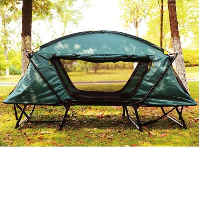 二人用 コット ダブル 折りたたみ式 キャンプ アウトドア ベッド ふたり用