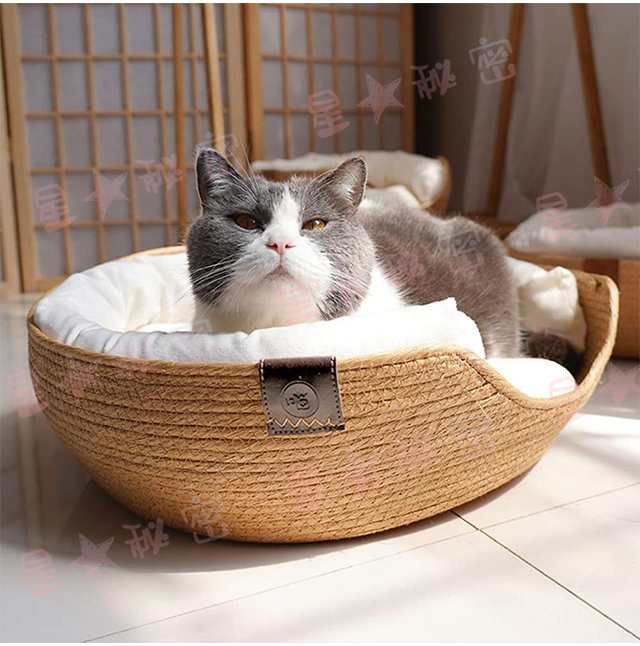 ネコベッド 自立式 四季 猫ベッド ペット用品 猫寝床 犬猫用ベッド