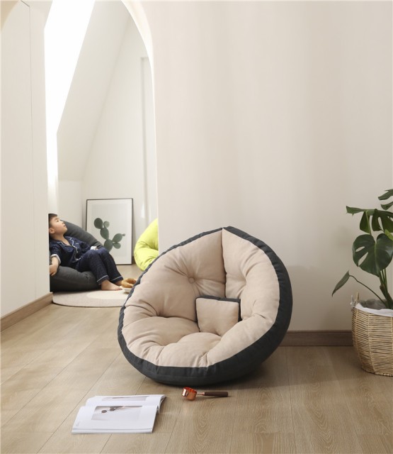 クッションソファ クッション 3way しずく型 座椅子 イス いす