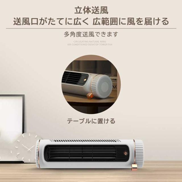 タワーファン 冷暖 扇風機 冷暖兼用 静音 羽なし スリム76cmR2839