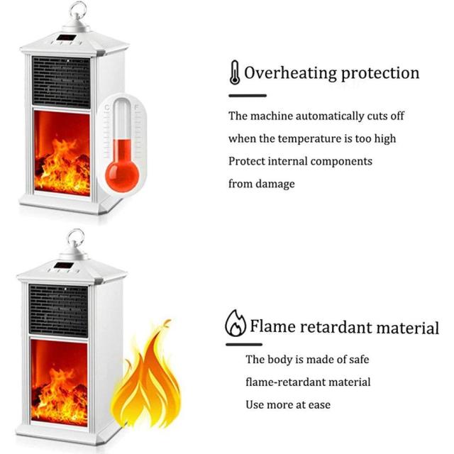 電気ストーブ 省エネ ヒーター 小型 電気代 レトロ 速暖 過熱保護 静音