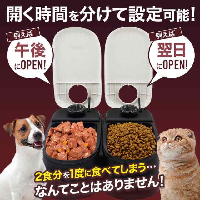 当日発送 自動給餌器 犬 自動餌やり器 安い 猫 ペットフィーダー ペット 餌 1食分 タイマー 電池式 おしゃれ キャットフード 留守  カリカの通販はau PAY マーケット - いくちゃんのときめきストア