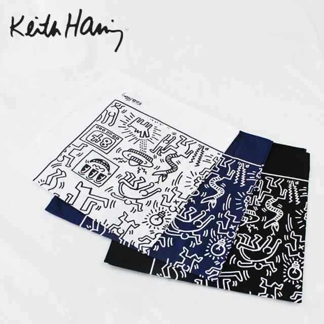 Keith Haring キースヘリング Rainbow Works Keith Haring BANDANA