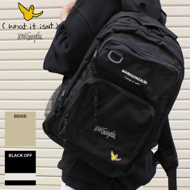 【mg-12179】（What it isNt）ART BY MARKGONZALE (ワットイットイズント) アートバイ マークゴンザレス スケート リュック バックパック リュックサック 旅行 アウトドア メンズ レディース 学生 通学 バッグの通販は 7,560円