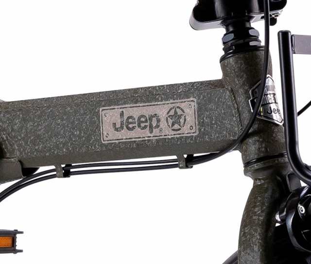 軽量+ストレッチ性+吸水速乾 Jeep 20インチ折りたたみ自転車 JE-206G