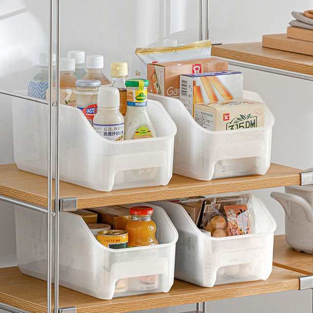 収納ボックス 2個セット大容量冷蔵庫トレー 冷蔵庫収納ケース カゴ キッチン