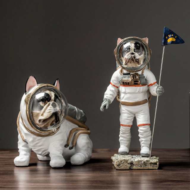 フィギュア　宇宙動物モデル置物　工芸装飾品　リビング玄関テレビキャビネットカフェアイデア 北欧シミュレーションロボット樹脂置物