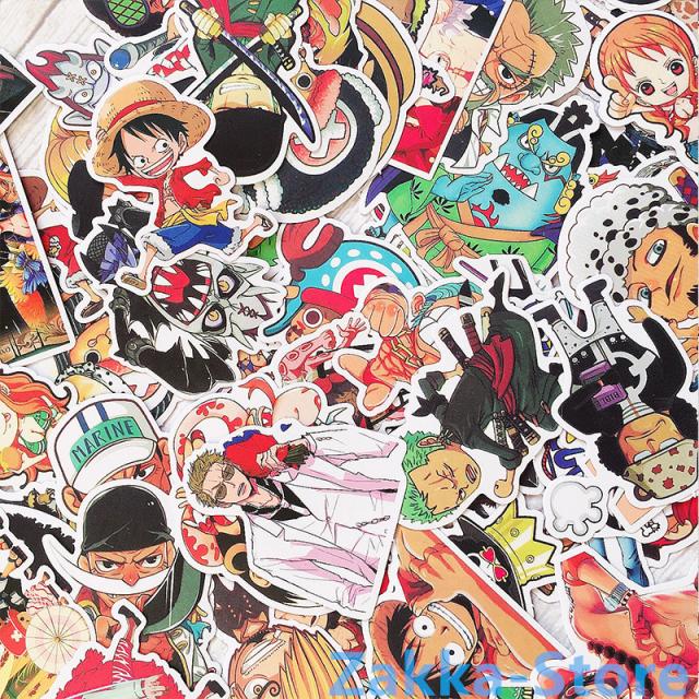 ワンピースステッカー 120枚 シール ステッカーセット 防水 ギター