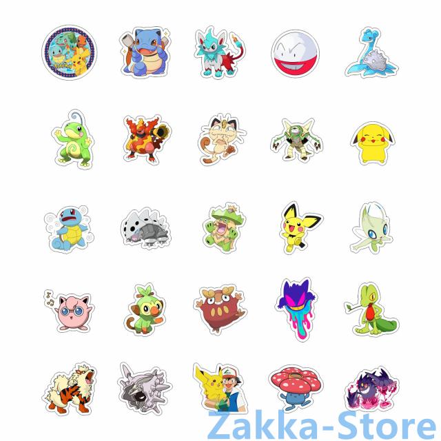 104枚 ポケモン 防水 シール ポケットモンスター 可愛い アニメ ポケモンシール 新タイプ登場 ステッカー ポケットモンスター