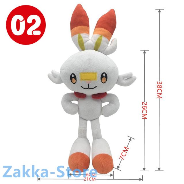 ぬいぐるみ ポケモン サルノリ ネギガナイト ヒバニー ワンパチ アニメ