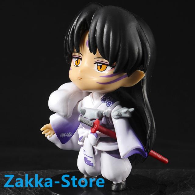 犬夜叉 フィギュア6体セット 6体セット 犬夜叉ミニフィグ 高さ約9cm グッズ 周辺玩具 卓上/車載置物