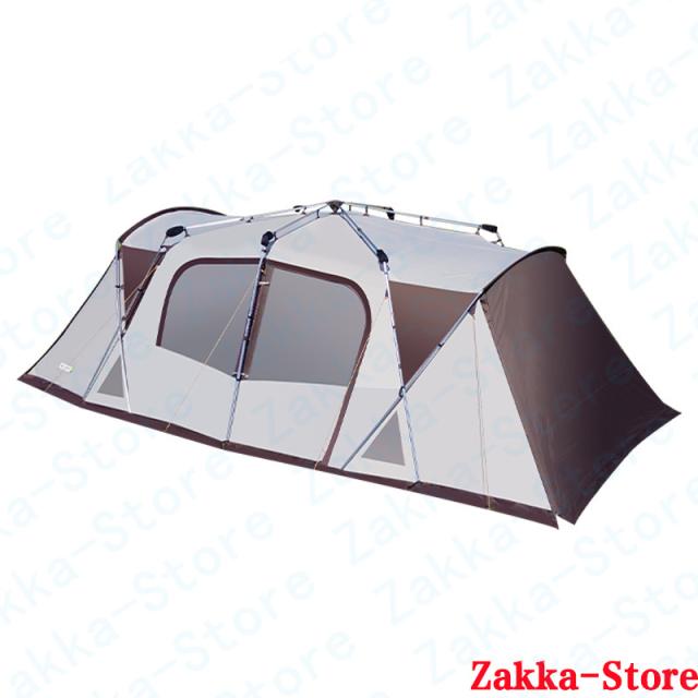 12平米大型テント キャンピングテント 6-10人用 超大空間テント 自動速