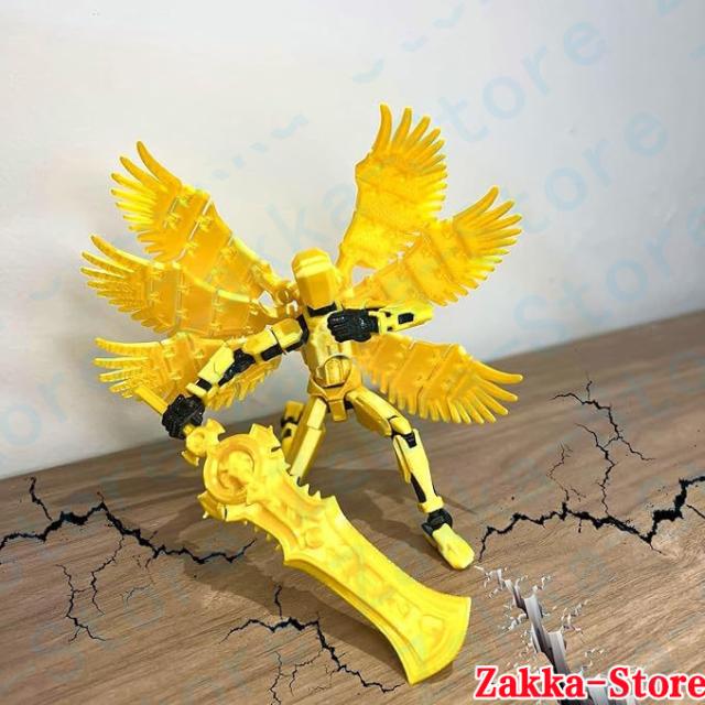 ゲームキャラクターフィギュア 6体セット 六翼の天使キャラクター セラフィム 3Dプリント製フィギュア ラッキー