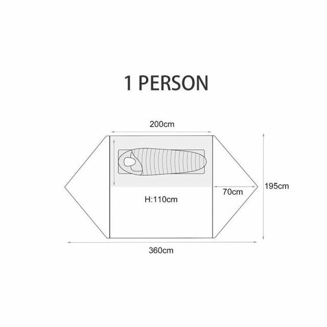 キャンプテント アウトドア用品 パップテント ソロテント ソロキャンプ