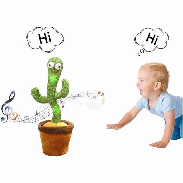 知育玩具 赤ちゃんおもちゃ 踊るおもちゃ 動くサボテン 踊る 歌う