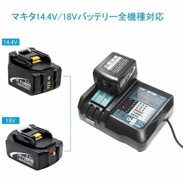 マキタ 充電器 DC18RF LCD 14.4V-18V 用 互換品 14.4V/18Vリチウムイオンバッテリー用 USB端子 搭載 スマホ等 充電用 USBポート付 スマホ の通販はau PAY マーケット - Zakka-Store | au PAY マーケット－通販サイト