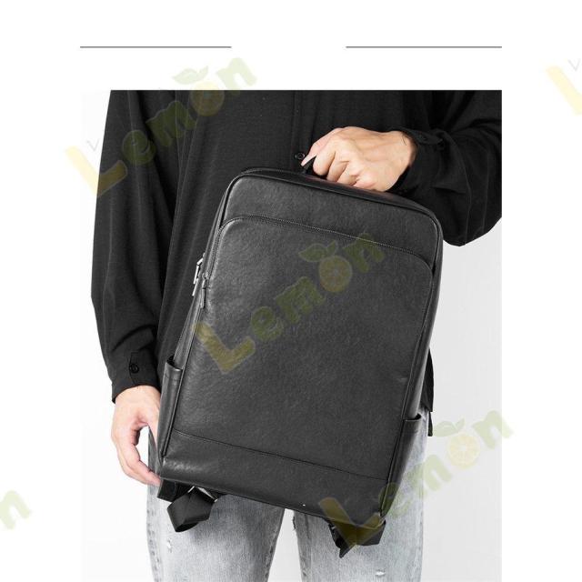 ビジネスリュック バッグ メンズ 本革 牛革 PC収納 A4 レザー 防水 大