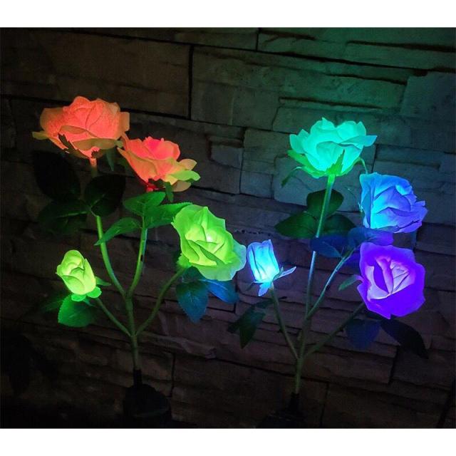 ガーデンライト 埋め込み式 防水 7色 太陽光パネル充電 屋外ソーラー