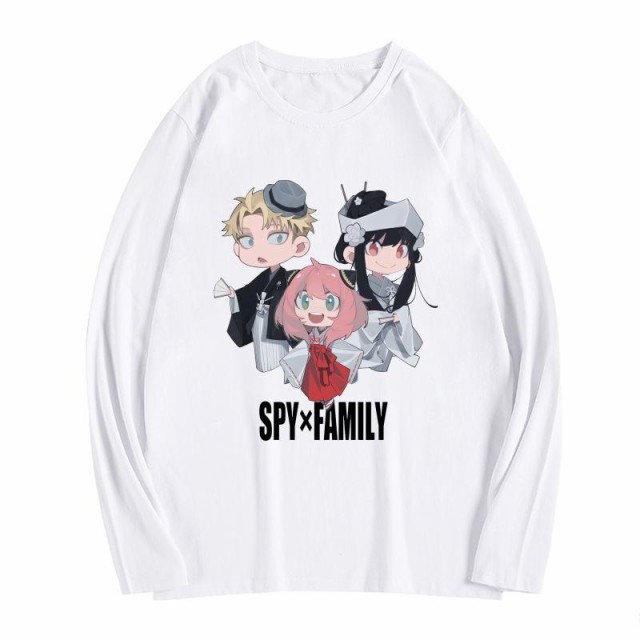 SPY FAMILY Tシャツ 子供 長袖 アニメ アーニャ ヨル ロイド かわいい