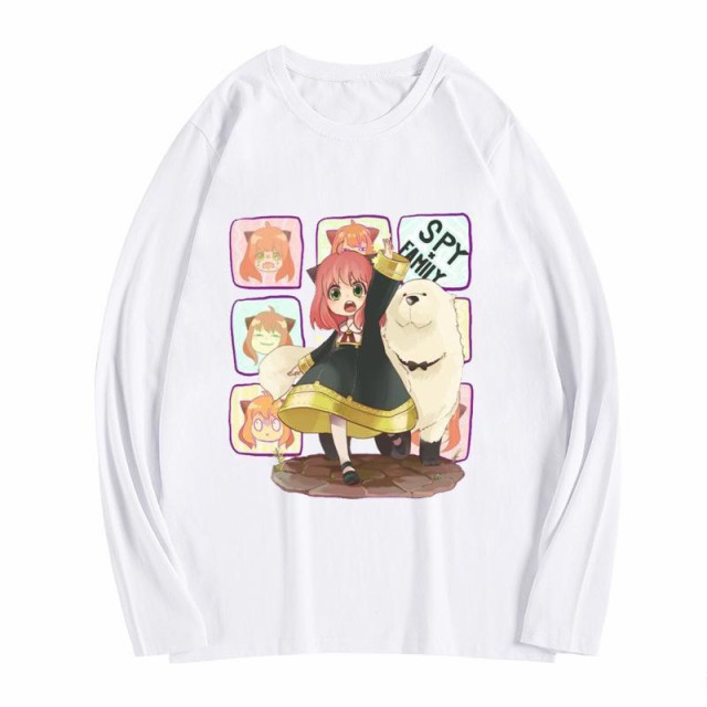 SPY FAMILY Tシャツ 子供 長袖 アニメ アーニャ ヨル ロイド かわいい